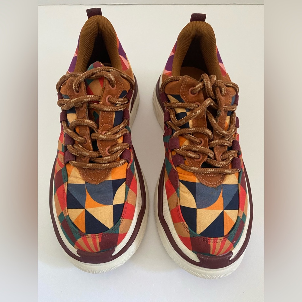 FARM RIO Graphic Scarves Platform Women’s Sneaker Size US7 Multicolor